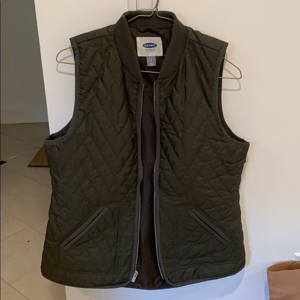Olive Green Vest